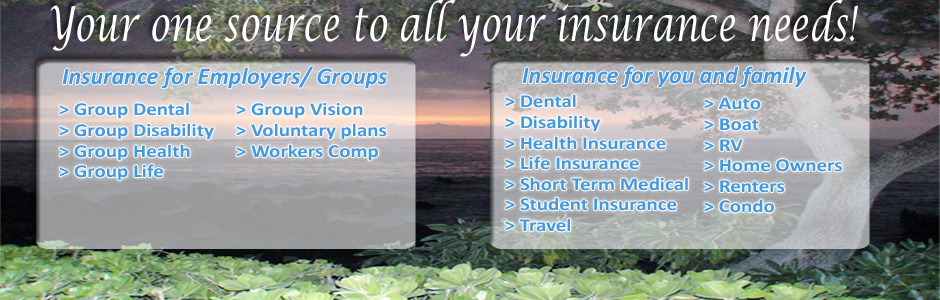 Insurance plans offered